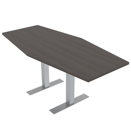 Skutchi Designs 33.5 in W, 69.5 in L, 29 in H, Engineered Wood Top, Brown HAR-HEX.IR-34x70-T-XD1025